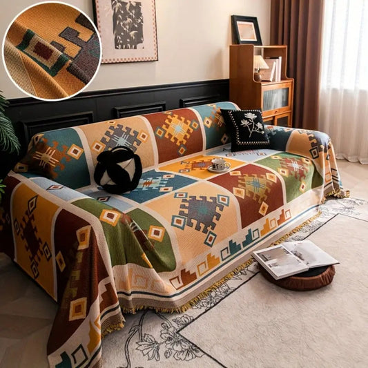 Norvo | Moderne Geometrisk Tribal Sofaputetrekk