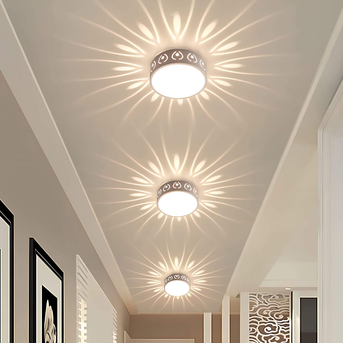 Norvo | Moderne LED taklampe - for inngang, gang og balkong