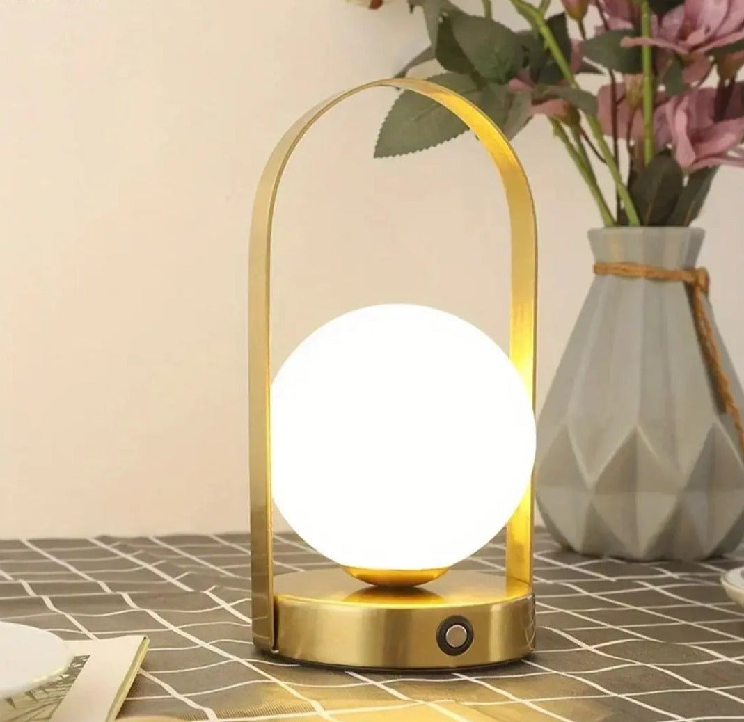 Norvo | Stillegående Bærbar LED Bordlampe med Berøringskontroll og Oppladbart Batteri