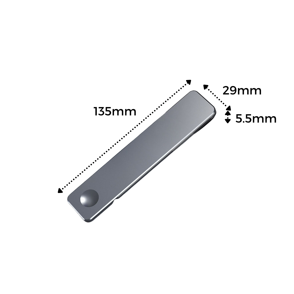 Justerbar allsidig telefonholder for laptop