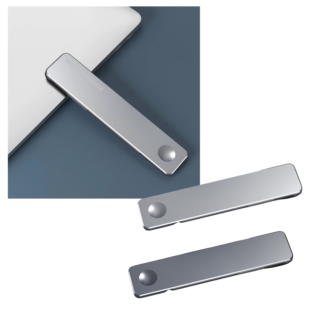 Justerbar allsidig telefonholder for laptop