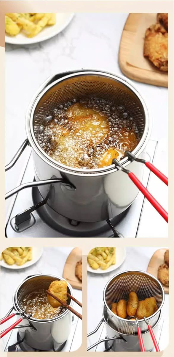 Norvo | Røykfritt Stål Fritøser for Lavfettsteking & Allsidig Matlaging
