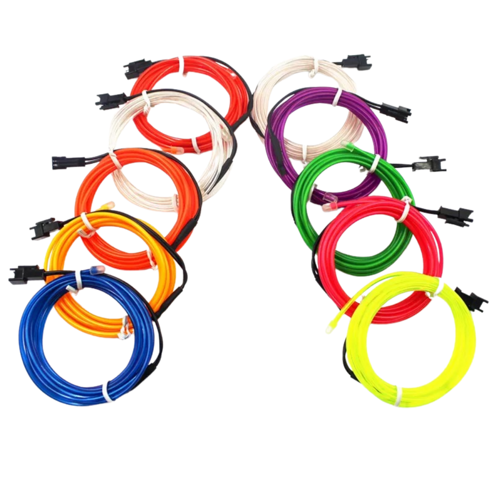 Fargerik neon LED-ledning
