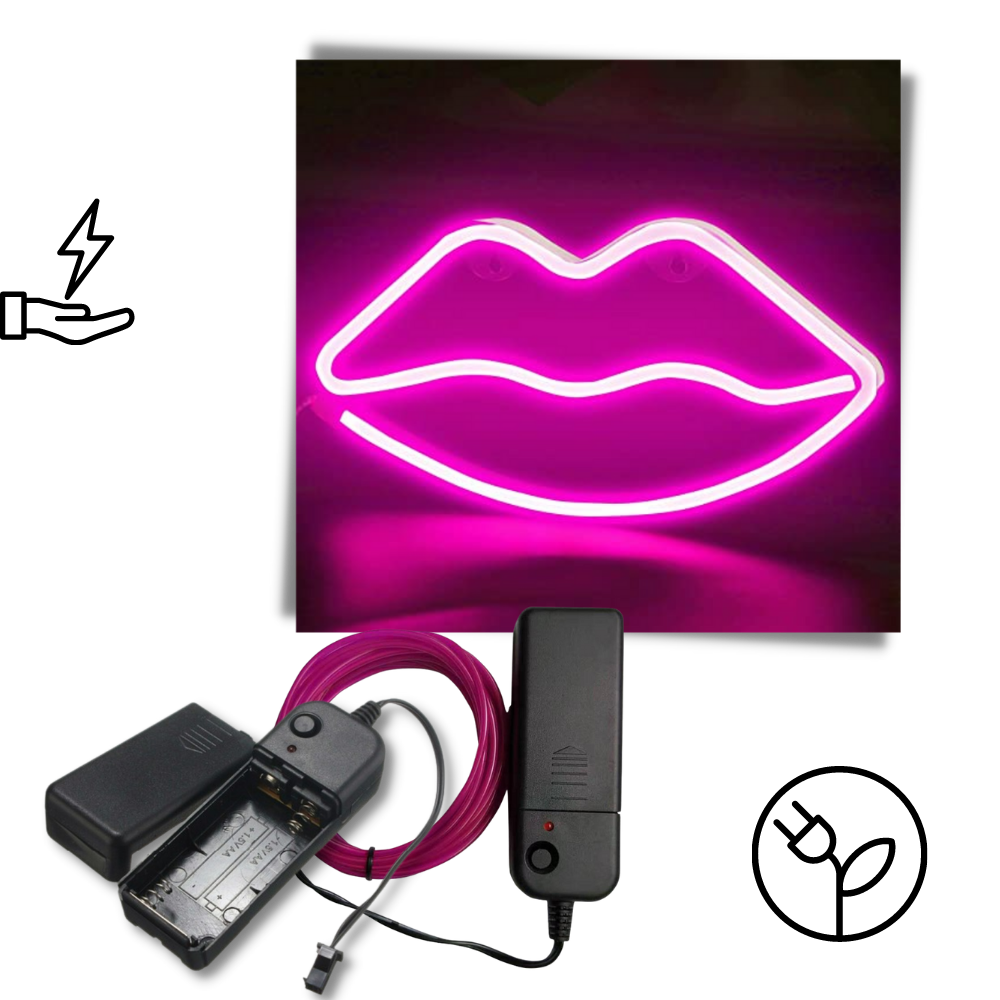 Fargerik neon LED-ledning