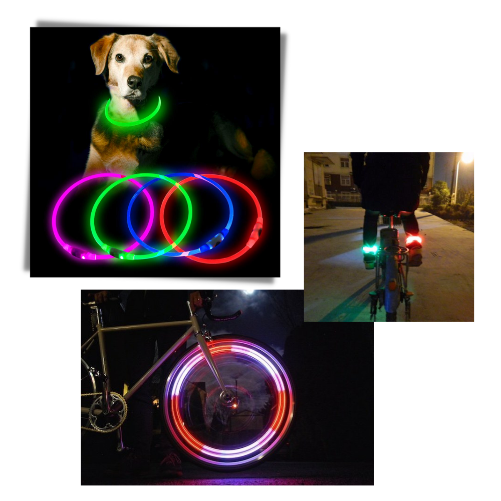 Fargerik neon LED-ledning