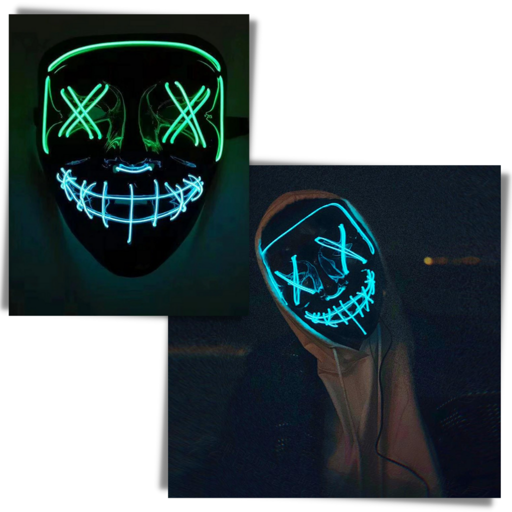 Neon LED maske