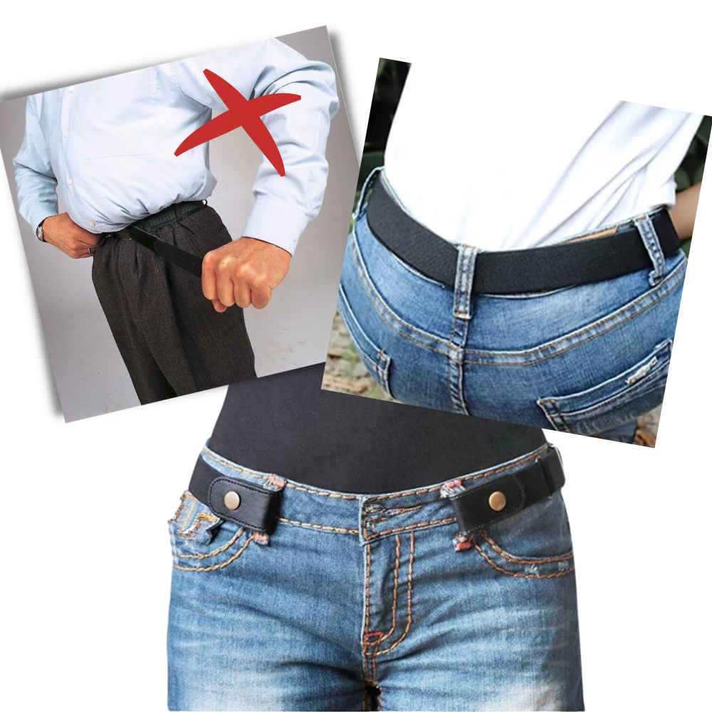 Elastisk belte uten spenne