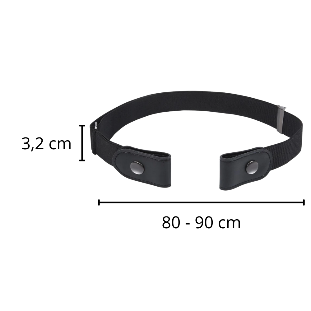 Elastisk belte uten spenne