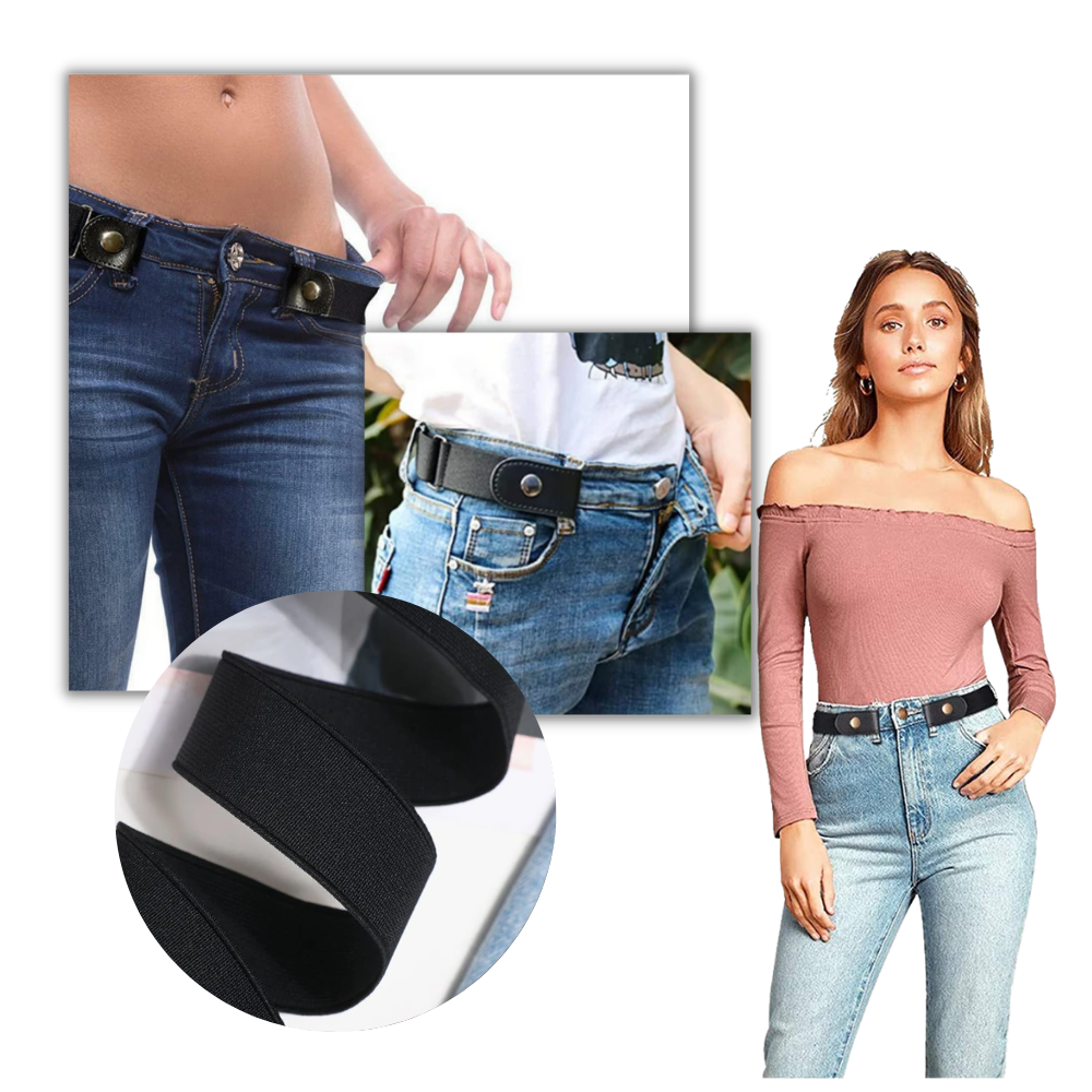 Elastisk belte uten spenne