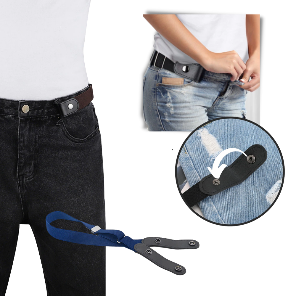 Elastisk belte uten spenne