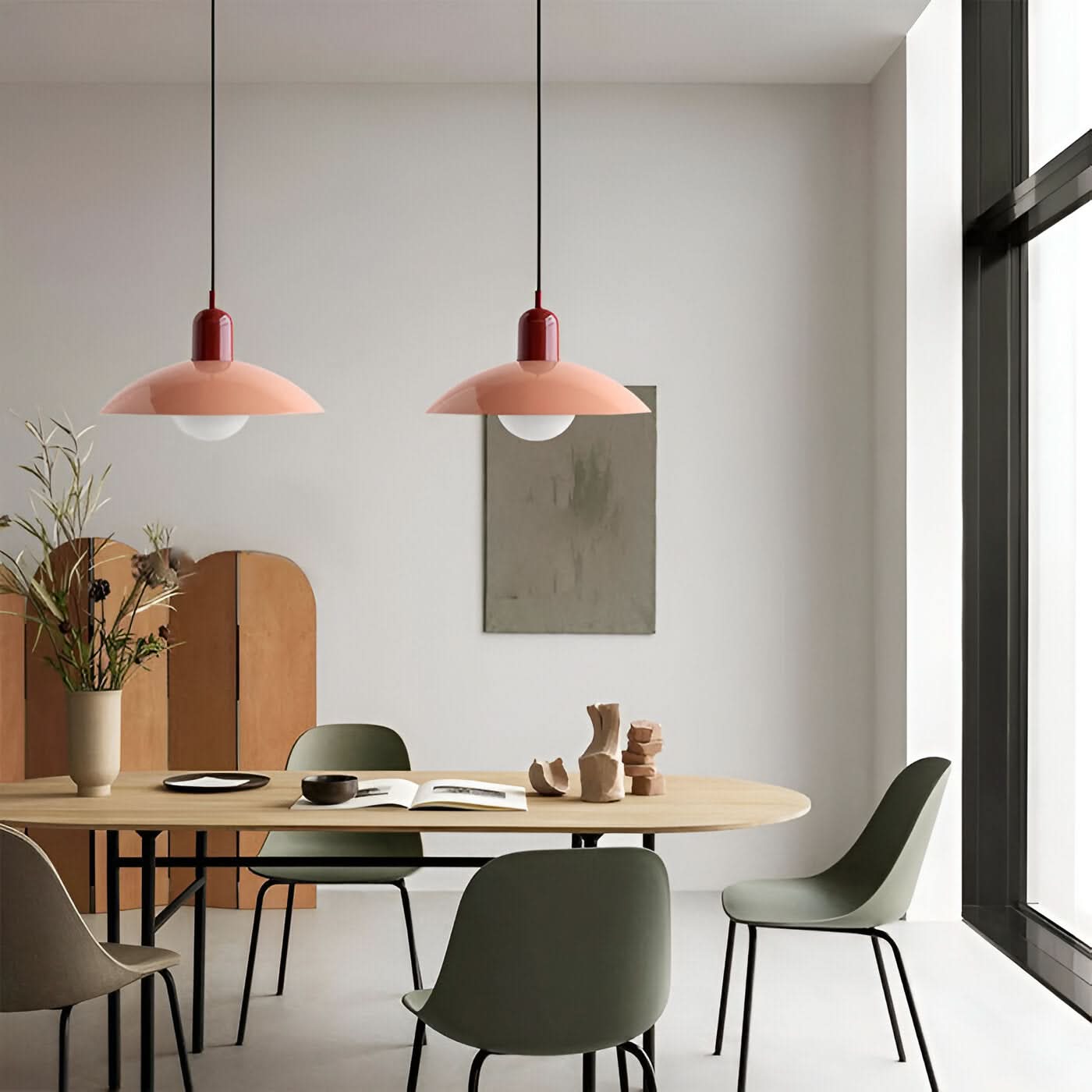Norvo | Moderne Macaron Bauhaus Pendellampe – Jernskjerm