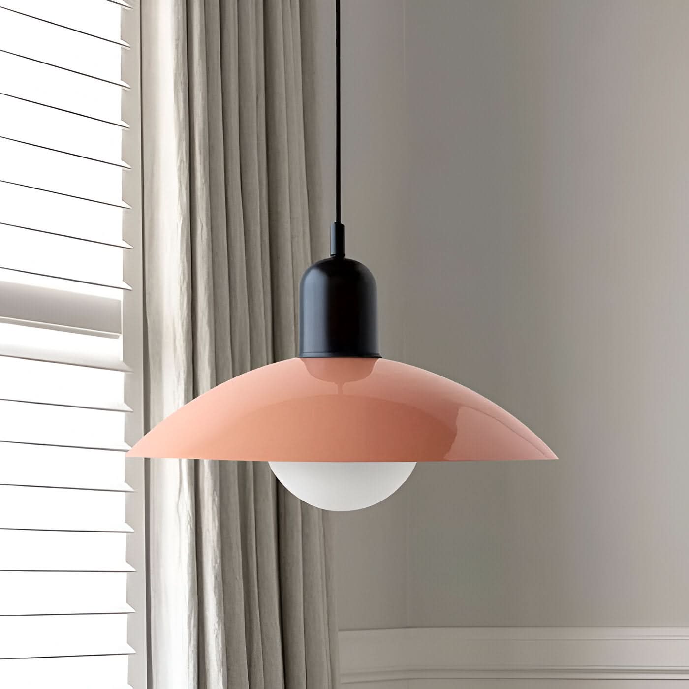 Norvo | Moderne Macaron Bauhaus Pendellampe – Jernskjerm