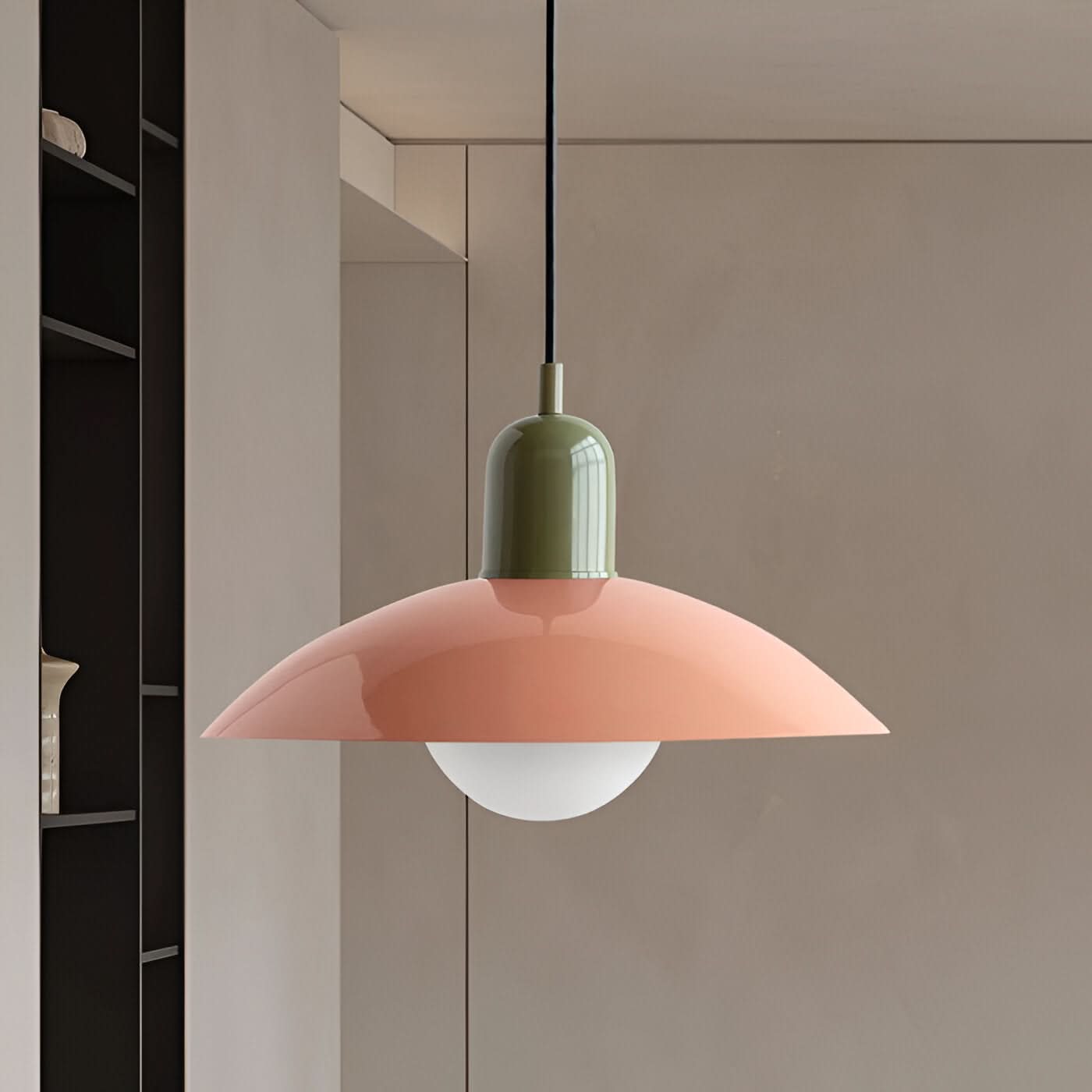 Norvo | Moderne Macaron Bauhaus Pendellampe – Jernskjerm