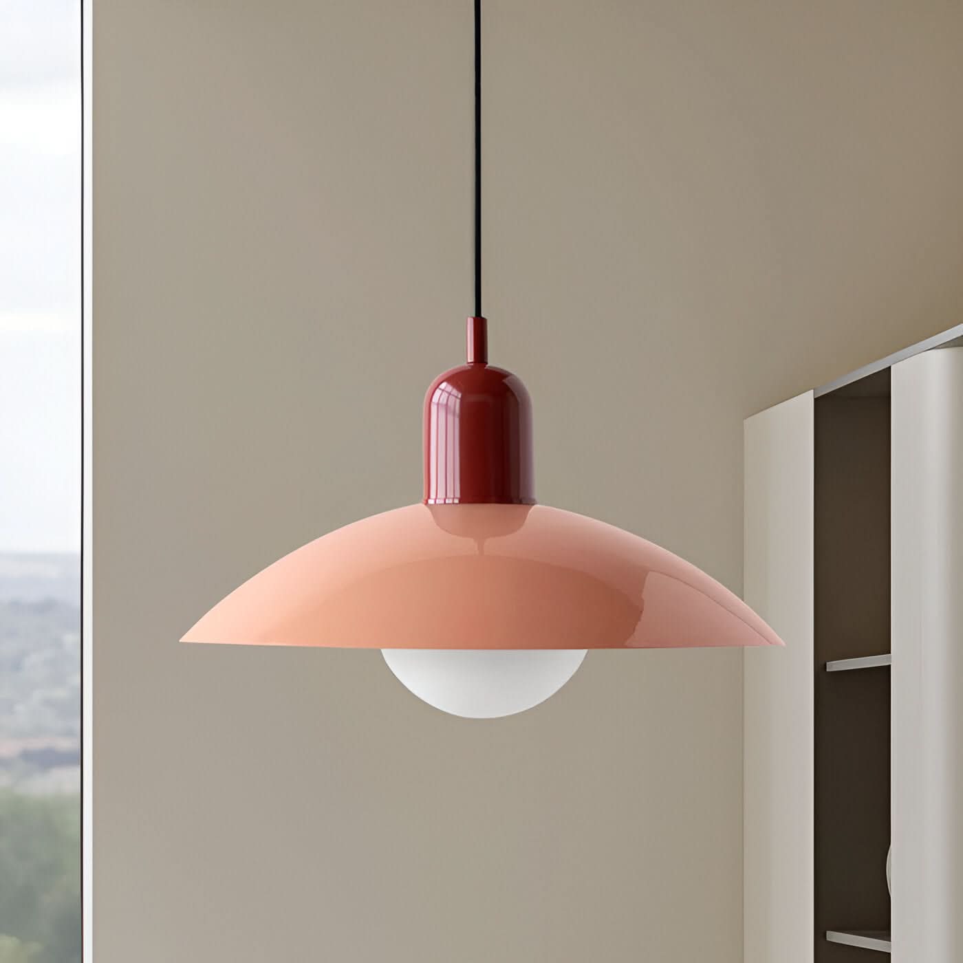 Norvo | Moderne Macaron Bauhaus Pendellampe – Jernskjerm