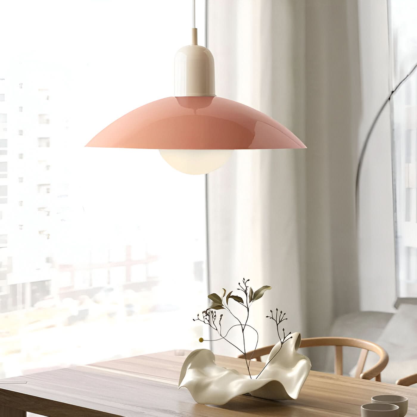 Norvo | Moderne Macaron Bauhaus Pendellampe – Jernskjerm