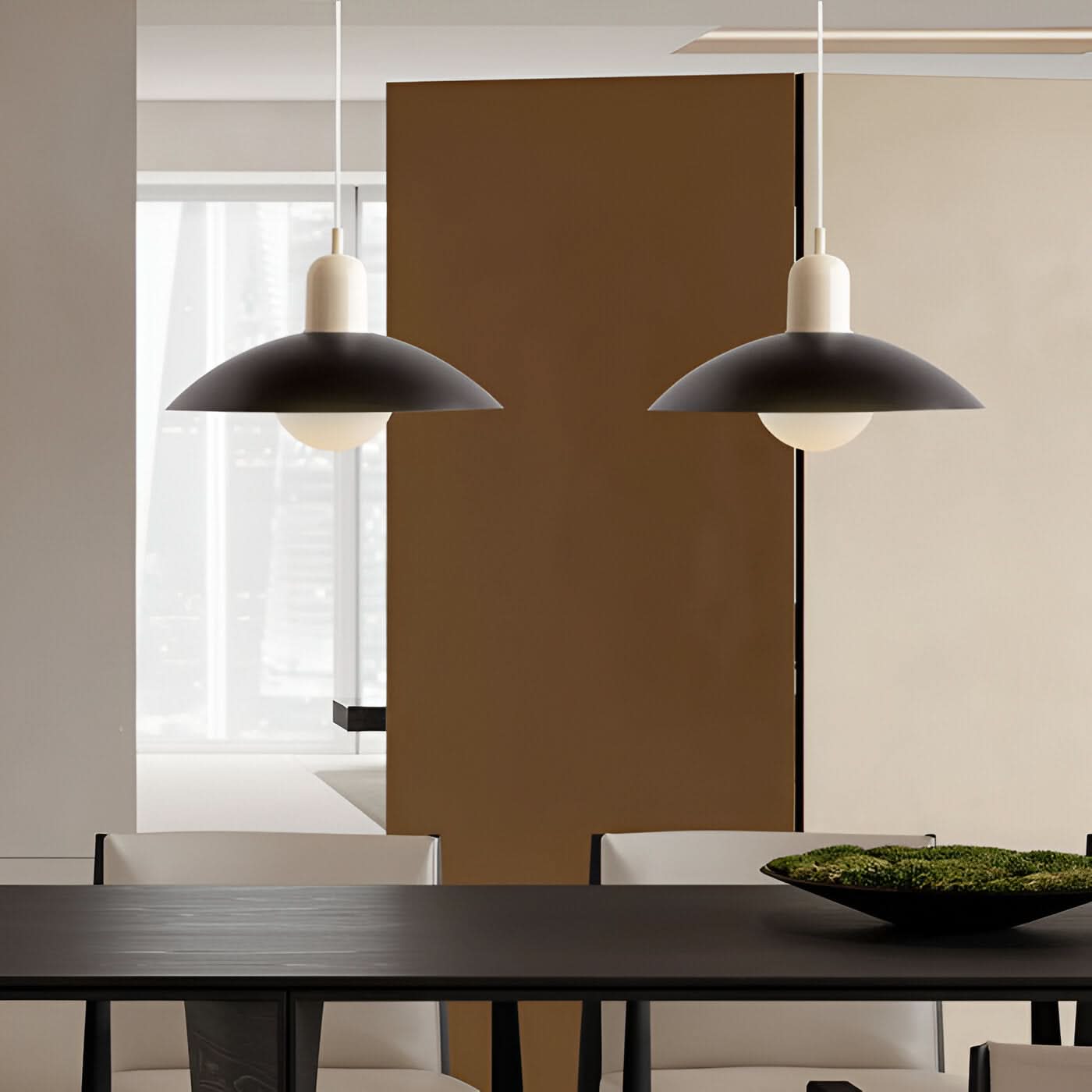 Norvo | Moderne Macaron Bauhaus Pendellampe – Jernskjerm