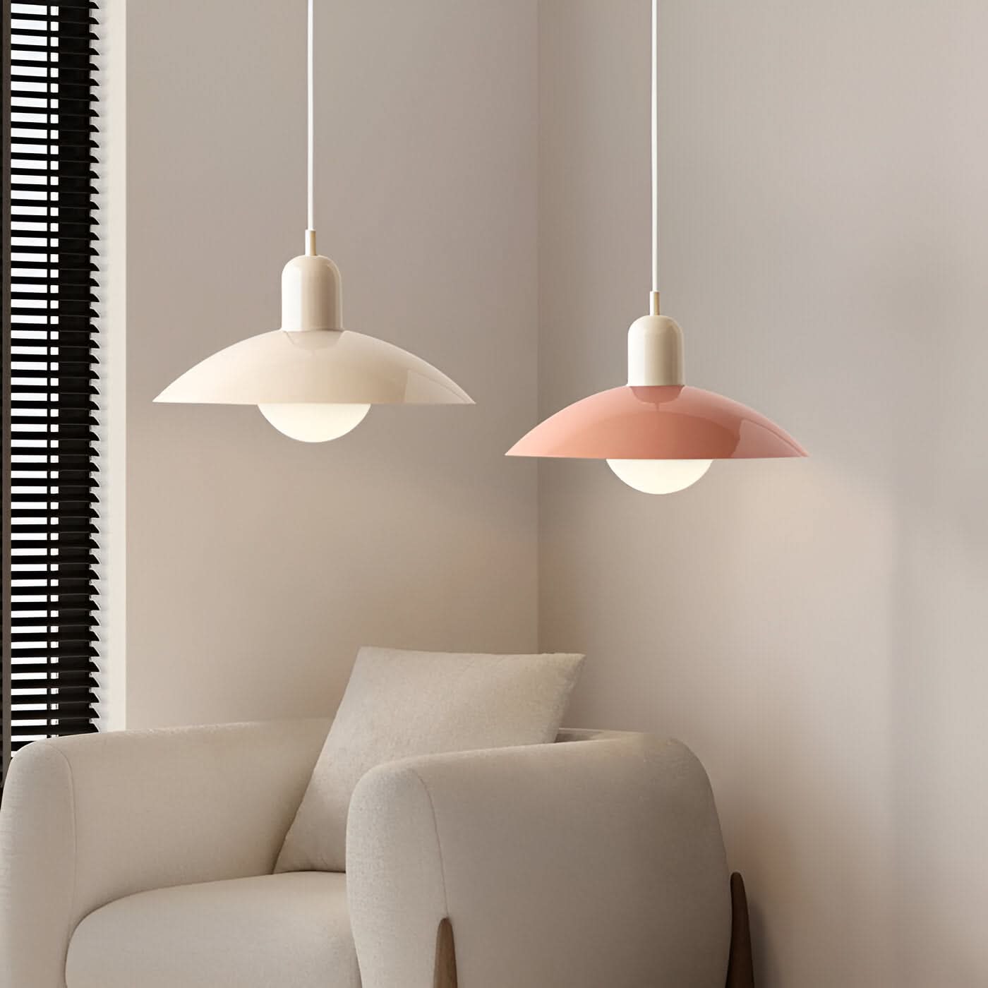 Norvo | Moderne Macaron Bauhaus Pendellampe – Jernskjerm