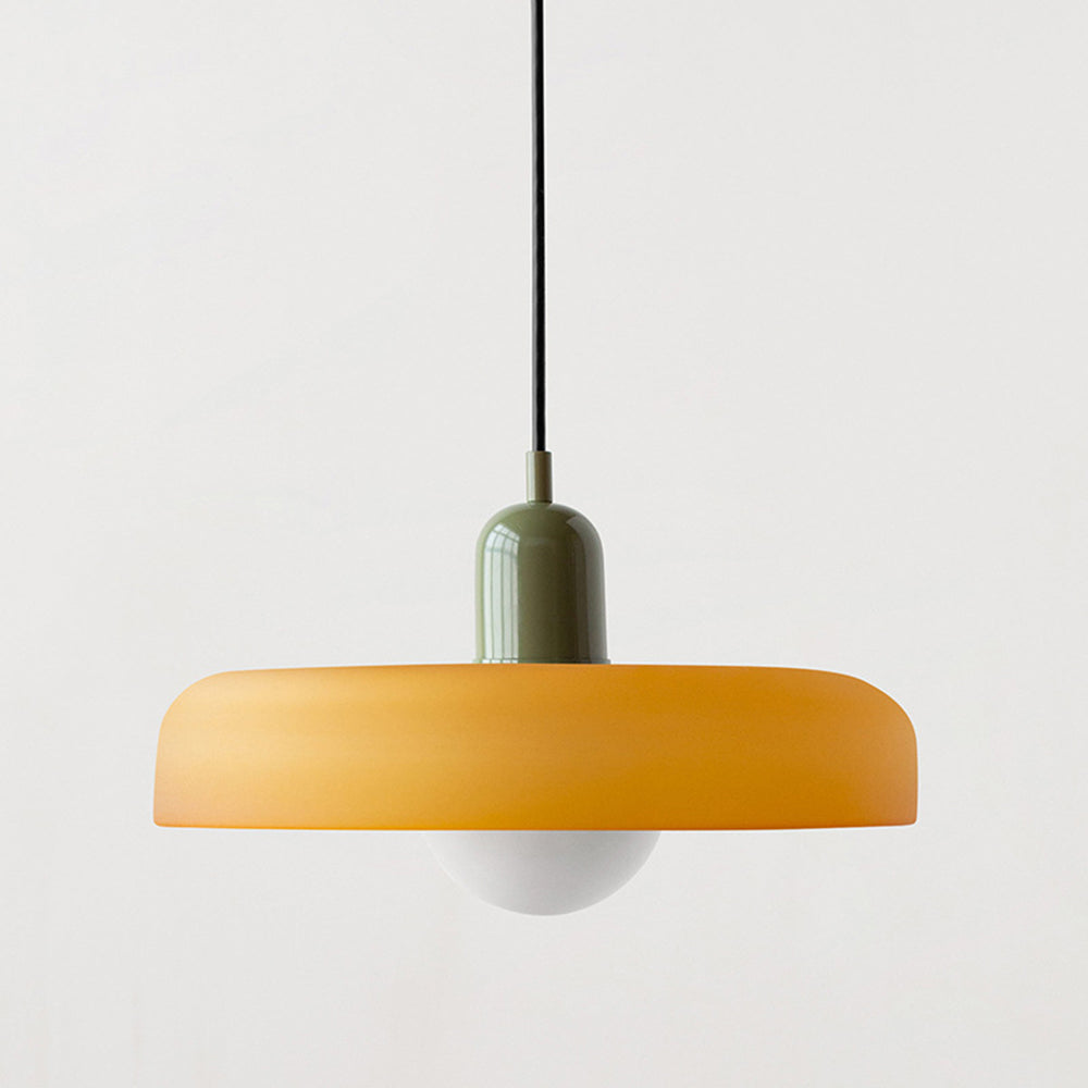 Norvo | Scandi Bauhaus Pendellampe – Stilig oransje taklampe for moderne rom