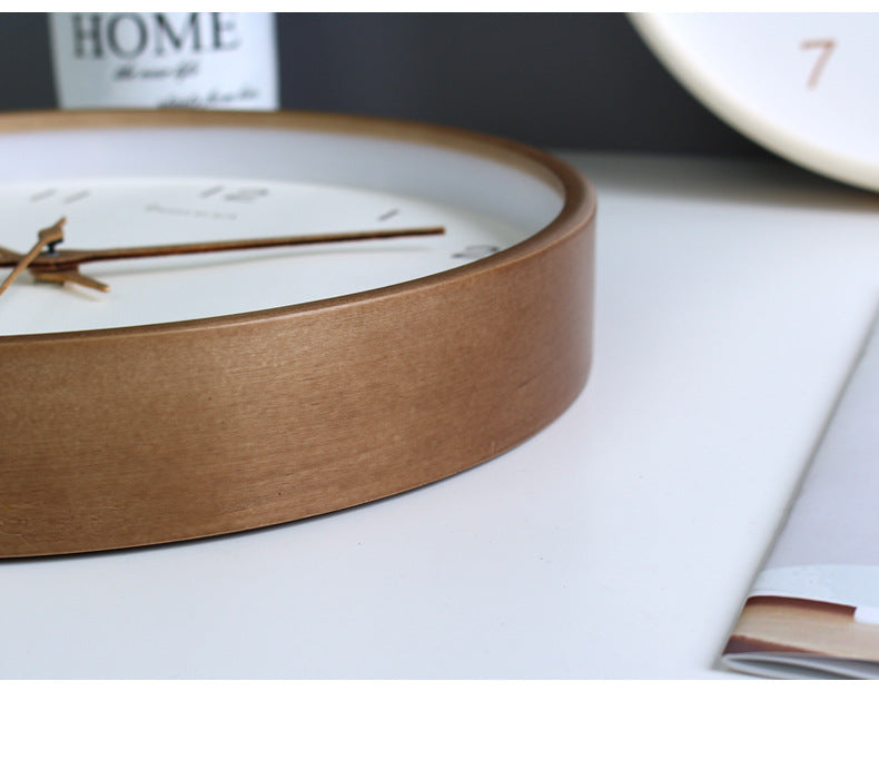 Norvo | TimberClock - Solid tre analog klokke