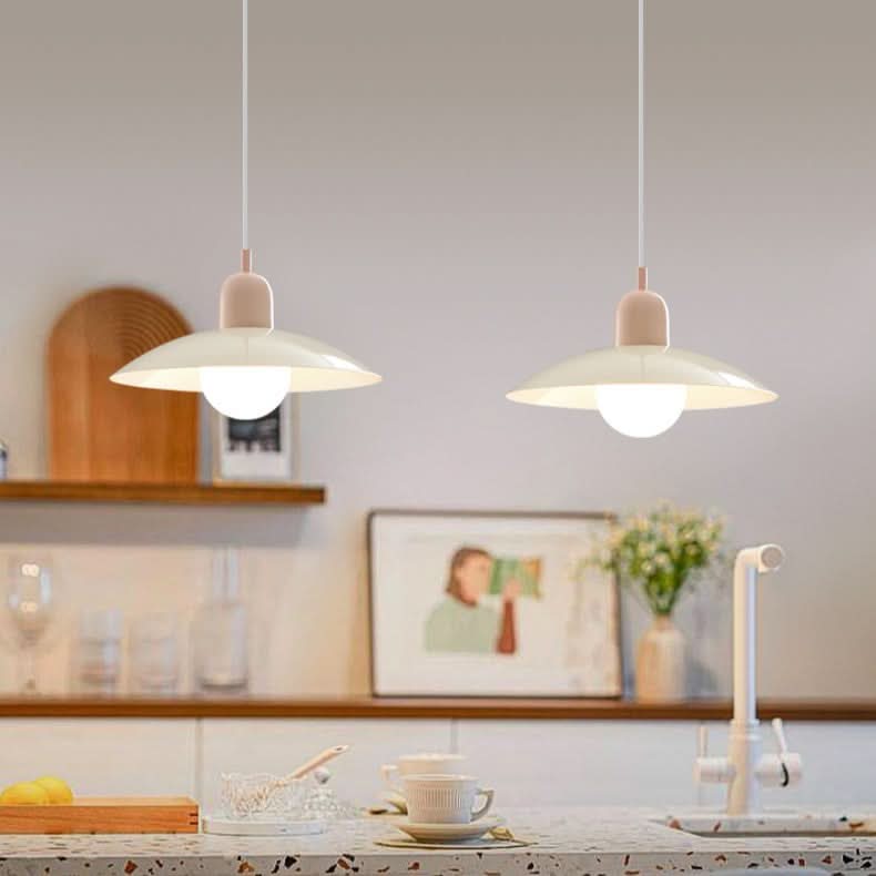 Norvo | Moderne Macaron Bauhaus Pendellampe – Jernskjerm