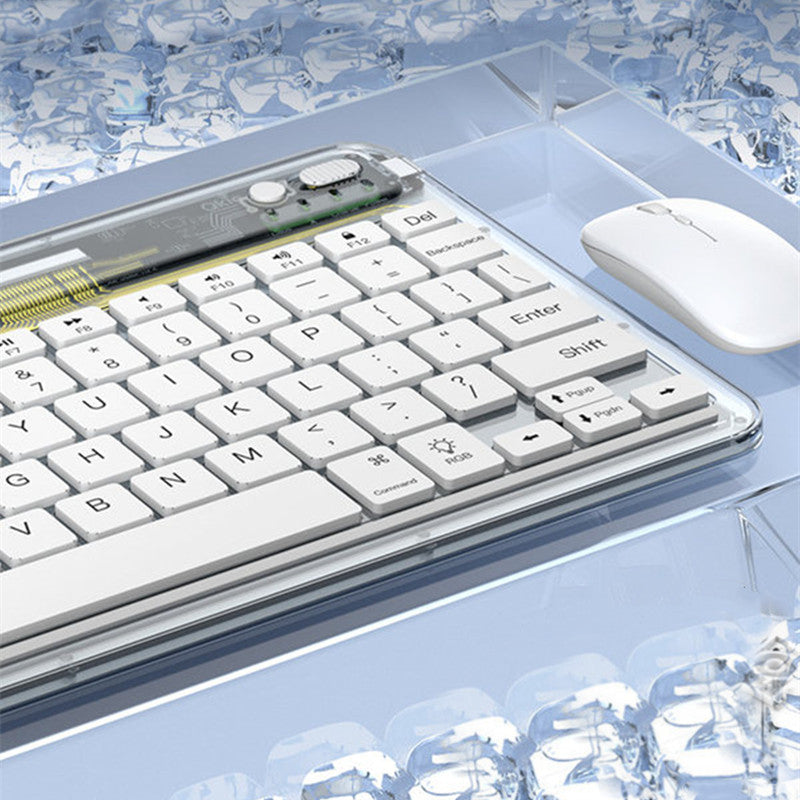 Norvo | Transparent Trådløst Bluetooth Tastatur