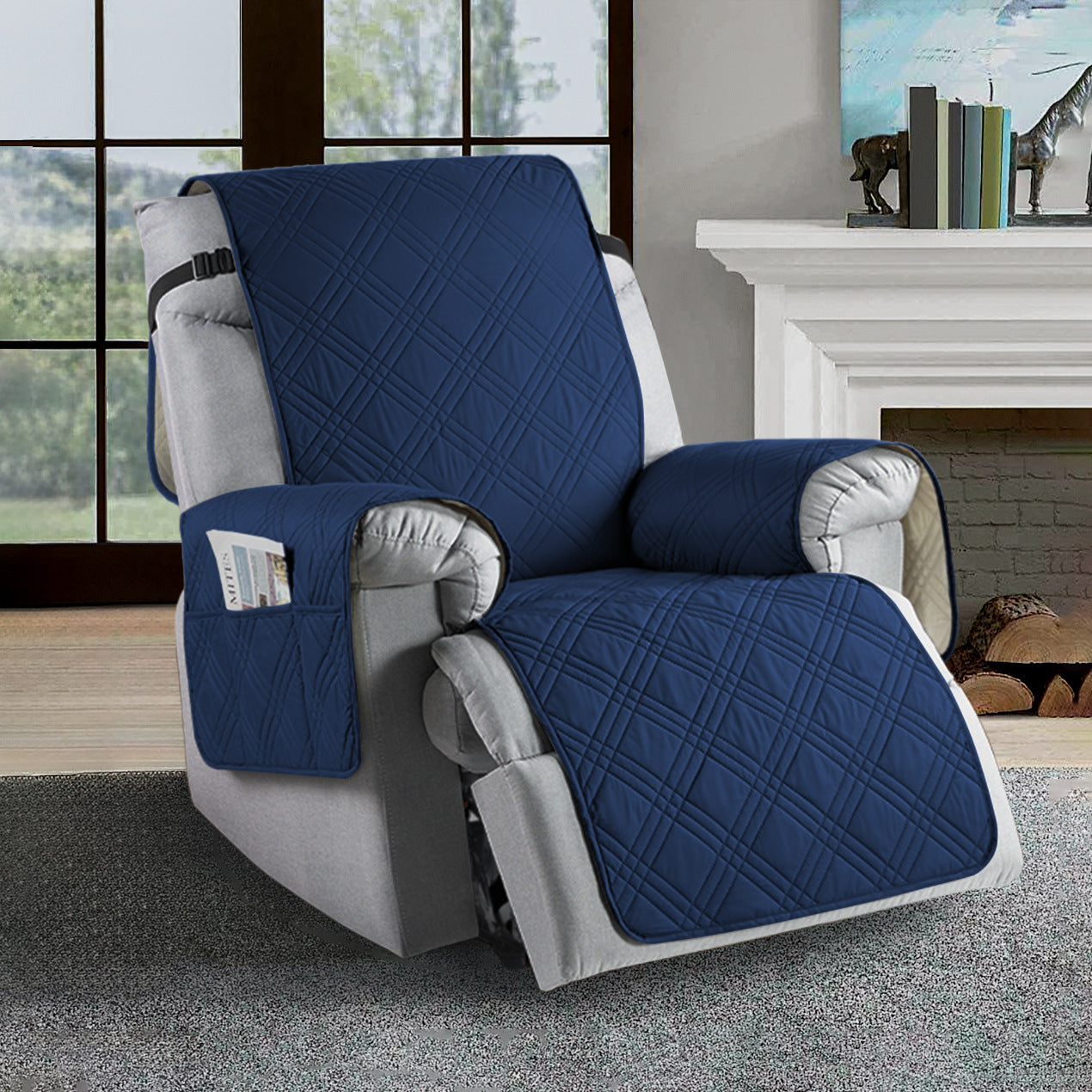 Norvo | Vanntett Recliner Trekk | Slitesterk Mikrofiber, Flekkresistent & Universell Passform for Hjemmets Beskyttelse