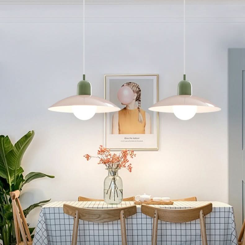 Norvo | Moderne Macaron Bauhaus Pendellampe – Jernskjerm