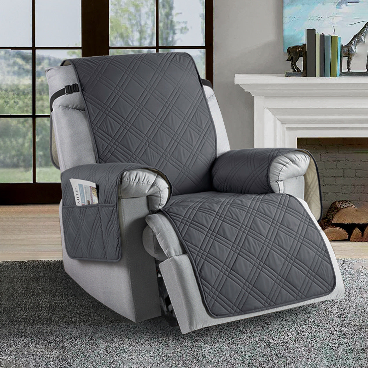 Norvo | Vanntett Recliner Trekk | Slitesterk Mikrofiber, Flekkresistent & Universell Passform for Hjemmets Beskyttelse
