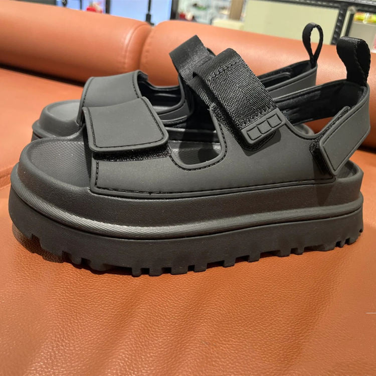 Dame sporty sandaler med ergonomisk fotbredde og sklisikker såle Norvo