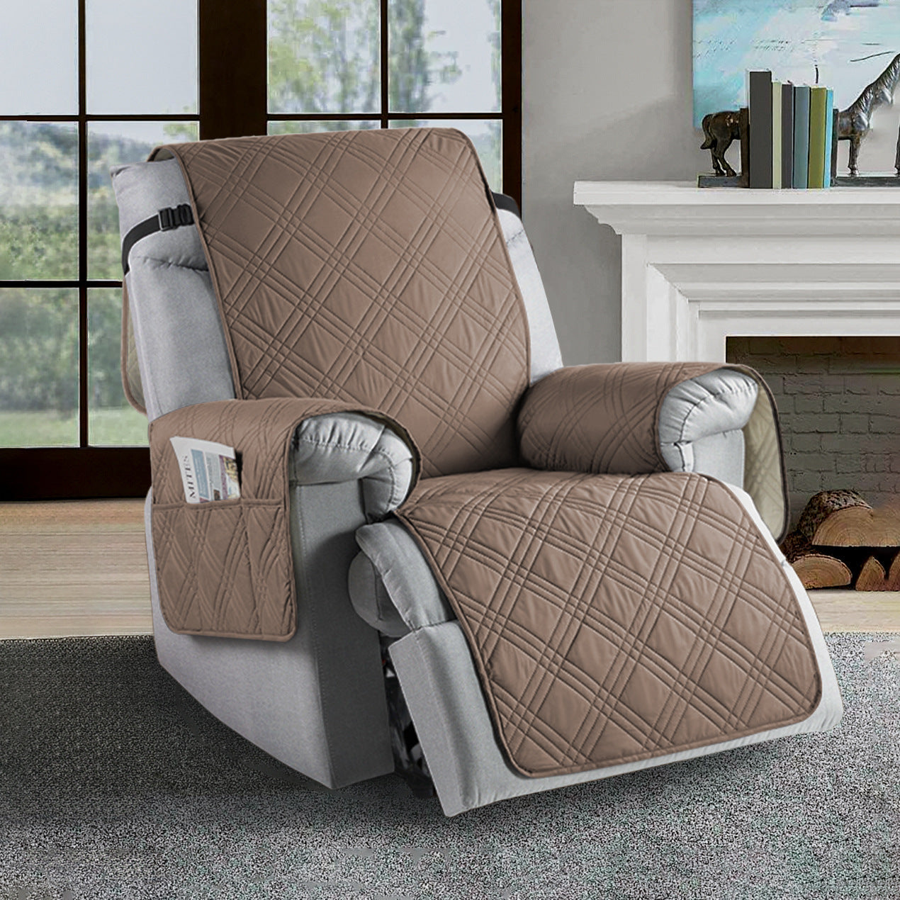 Norvo | Vanntett Recliner Trekk | Slitesterk Mikrofiber, Flekkresistent & Universell Passform for Hjemmets Beskyttelse