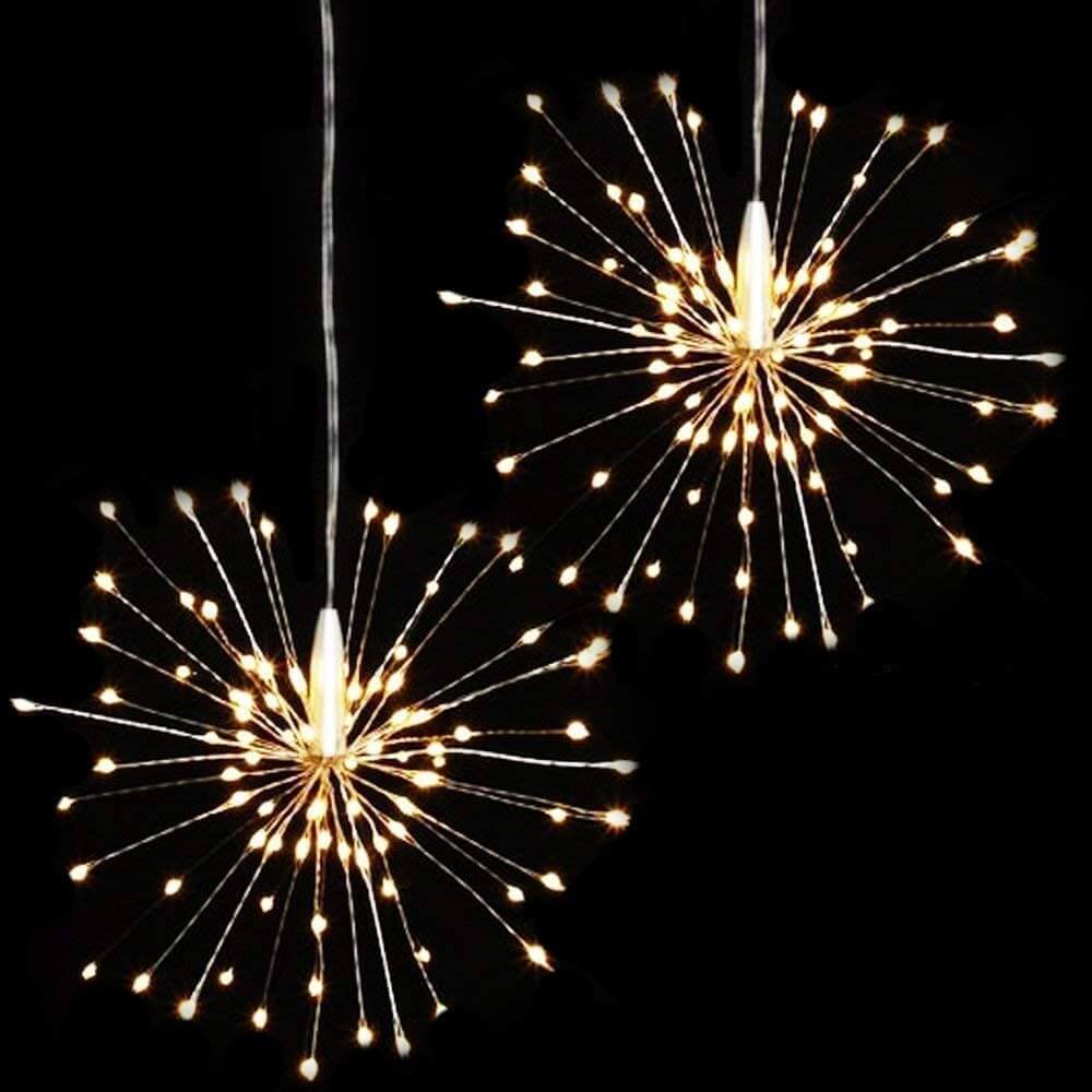 Norvo | Fyrverkeri Lys Dandelion Kobbertråd 120/200 Lys Batteri USB Solenergi LED Dekorative Lys