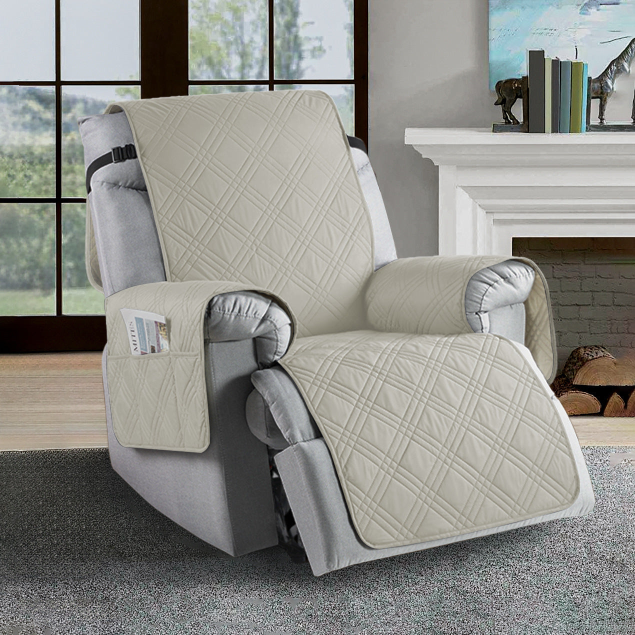 Norvo | Vanntett Recliner Trekk | Slitesterk Mikrofiber, Flekkresistent & Universell Passform for Hjemmets Beskyttelse