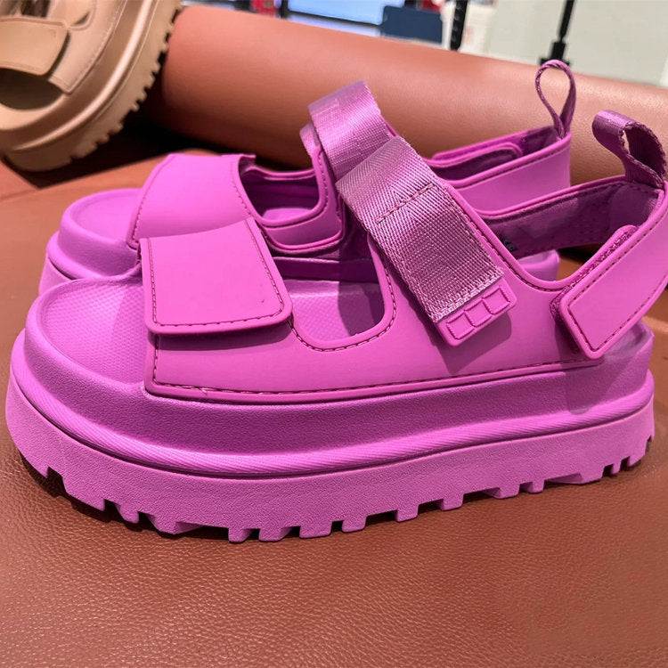 Dame sporty sandaler med ergonomisk fotbredde og sklisikker såle Norvo
