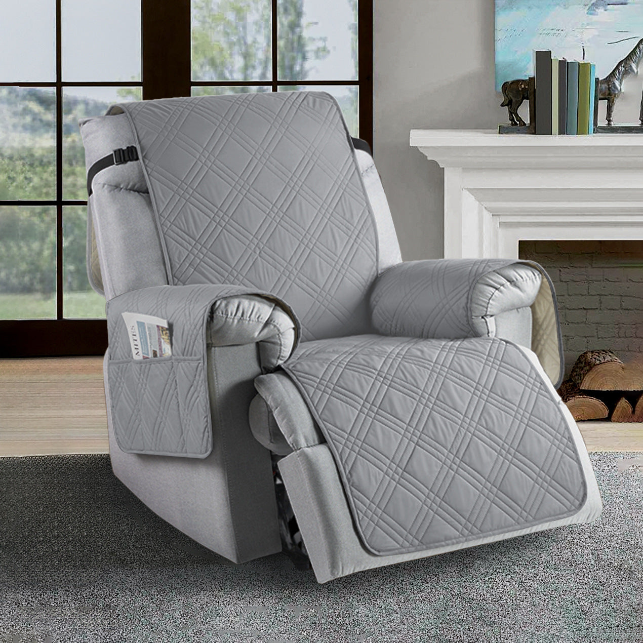 Norvo | Vanntett Recliner Trekk | Slitesterk Mikrofiber, Flekkresistent & Universell Passform for Hjemmets Beskyttelse