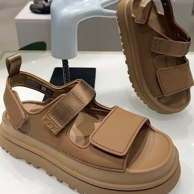Dame sporty sandaler med ergonomisk fotbredde og sklisikker såle Norvo