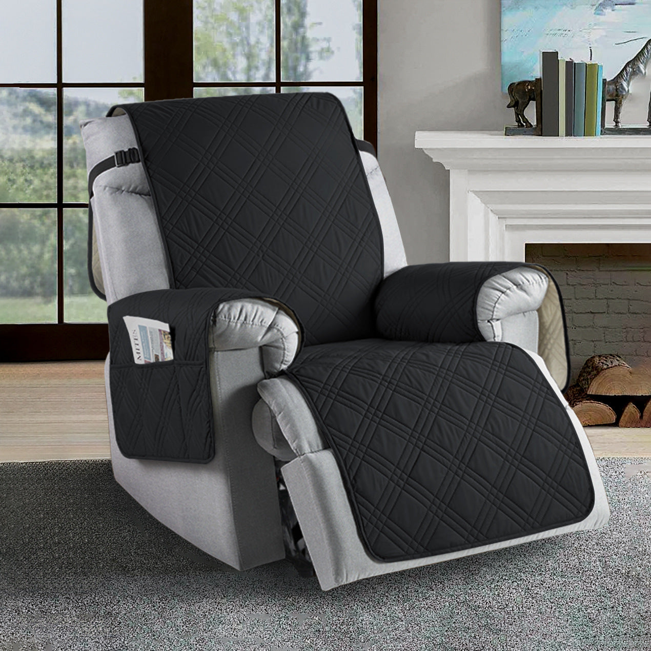 Norvo | Vanntett Recliner Trekk | Slitesterk Mikrofiber, Flekkresistent & Universell Passform for Hjemmets Beskyttelse