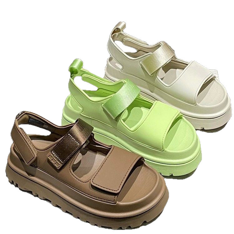 Dame sporty sandaler med ergonomisk fotbredde og sklisikker såle Norvo