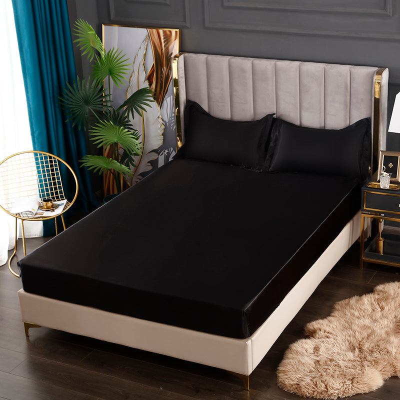 Silke Sateng Elastisk Fitted Ark med GRATIS* Silke Sateng Putetrekk Norvo