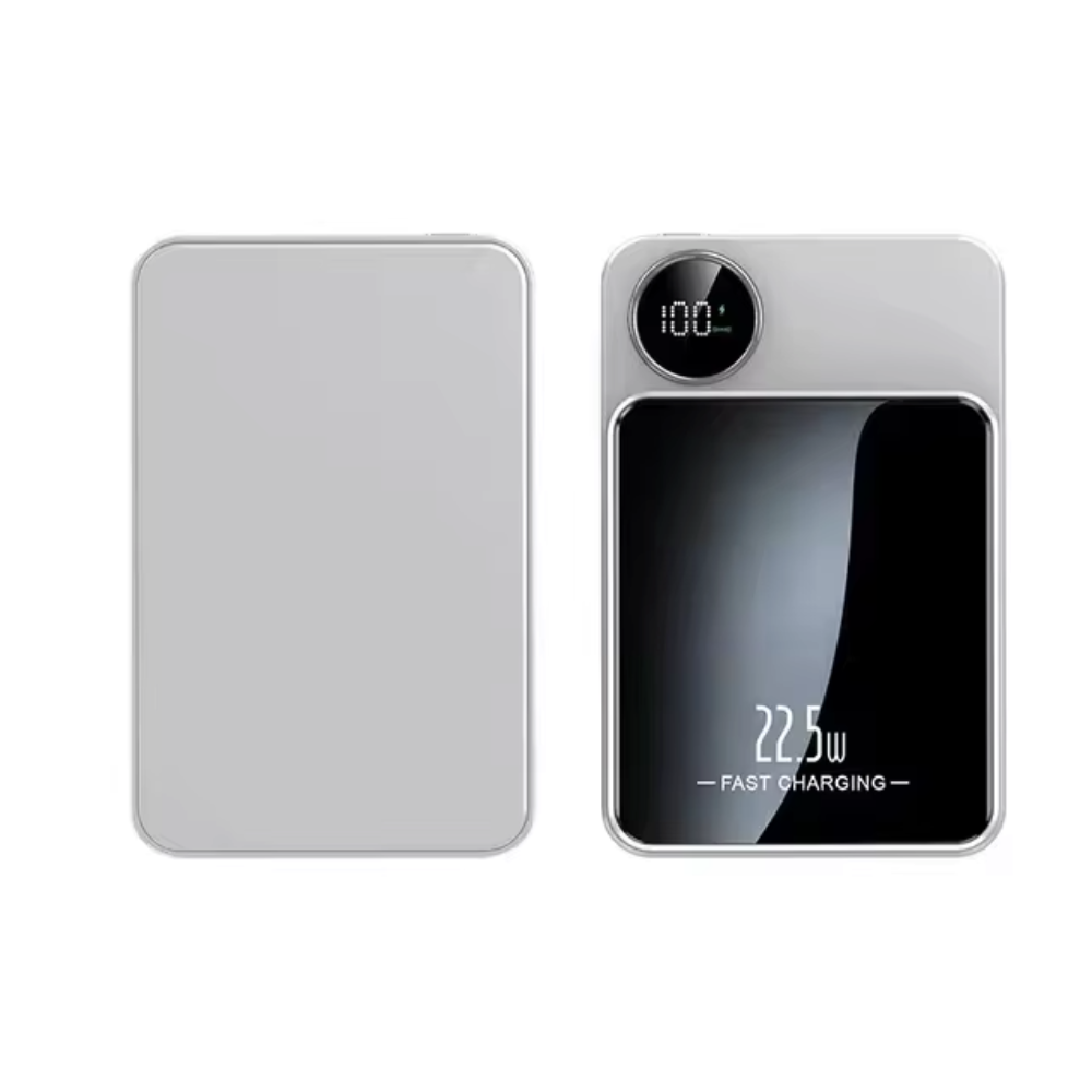 Norvo | mAh Magnetisk Trådløs Bærbar Power Bank Kompatibel med iPhone
