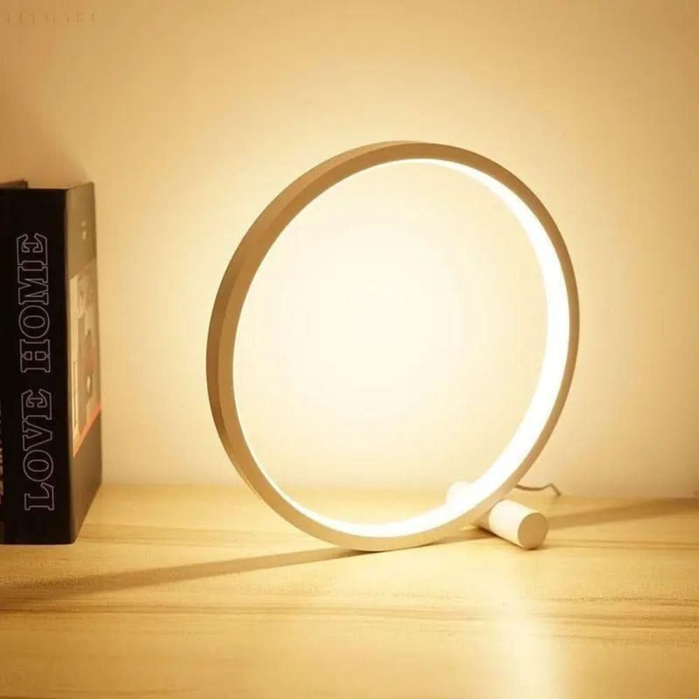 Norvo | Dimbar LED Ring Bordlampe – Moderne Berøringskontroll