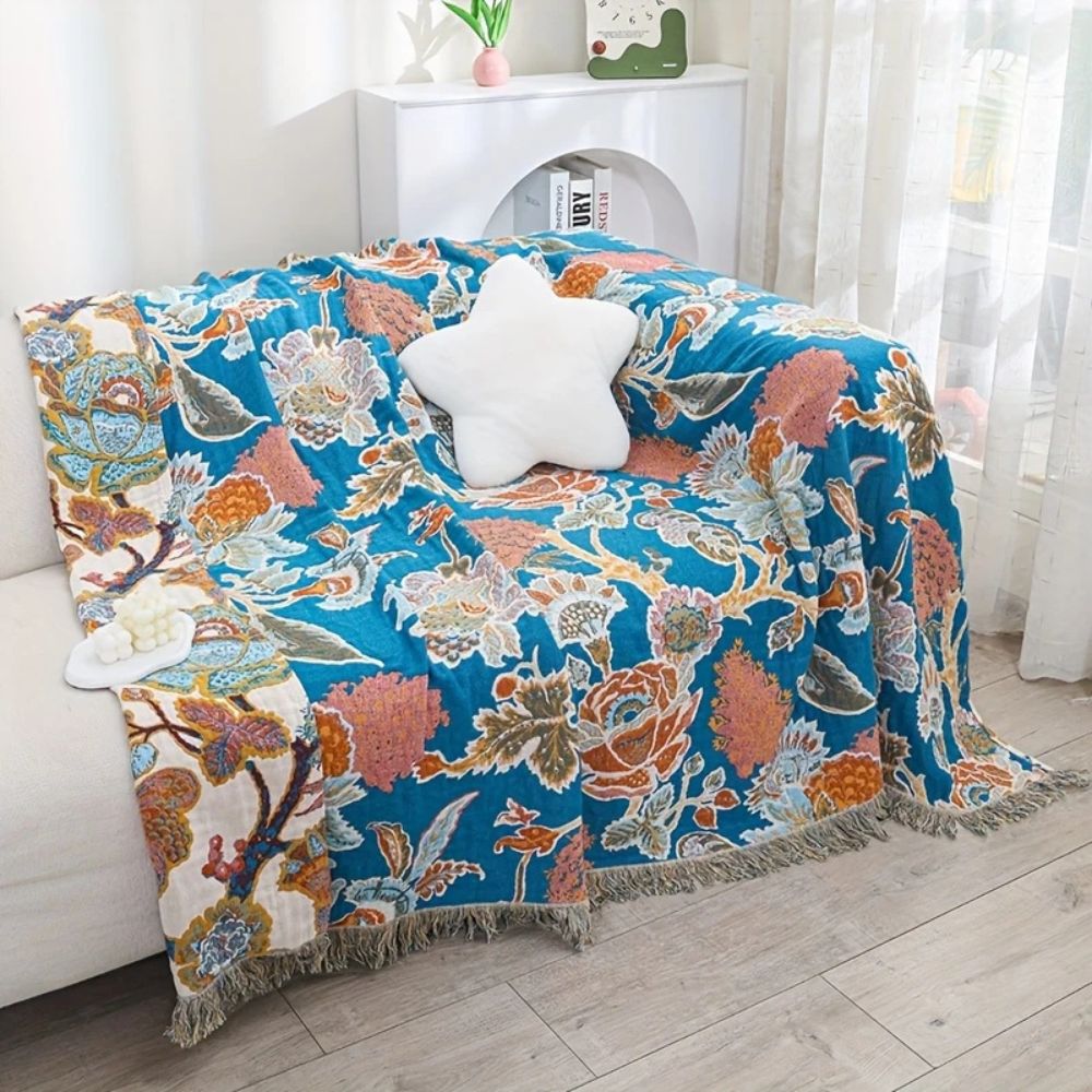 Norvo | Ornamentalt Have Bomull Teppe