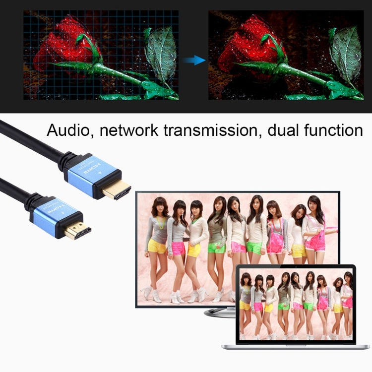 Norvo | 15m HDMI 2.0 Versjon Høyhastighets HDMI 19 Pin Plugg til HDMI 19 Pin Plugg Tilkoblingskabel