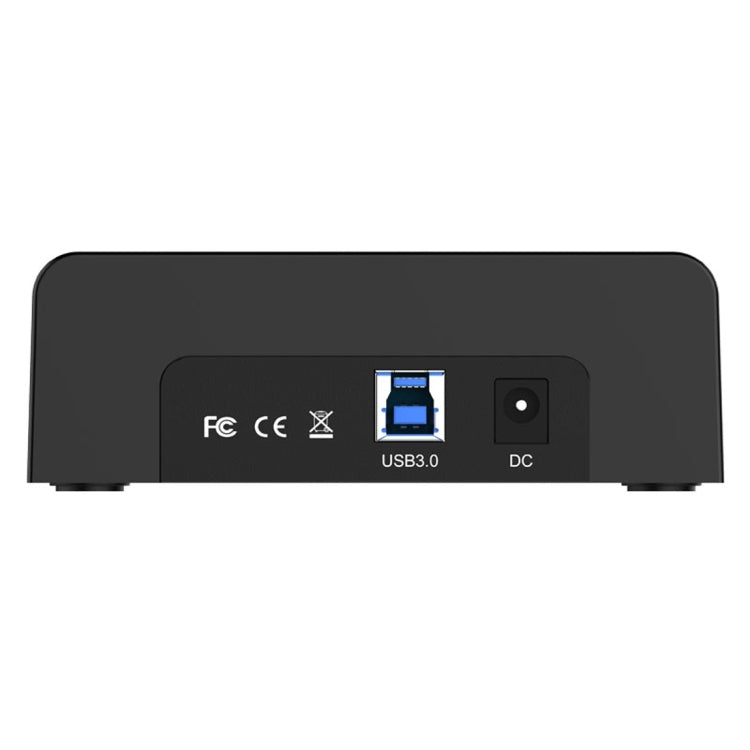 Norvo | ORICO 6518US3 USB 3.0 Type-B 2.5 / 3.5 Tommers Verktøyløs HDD Dockingstasjon Ekstern Lagringskabinett Harddiskboks (Svart)