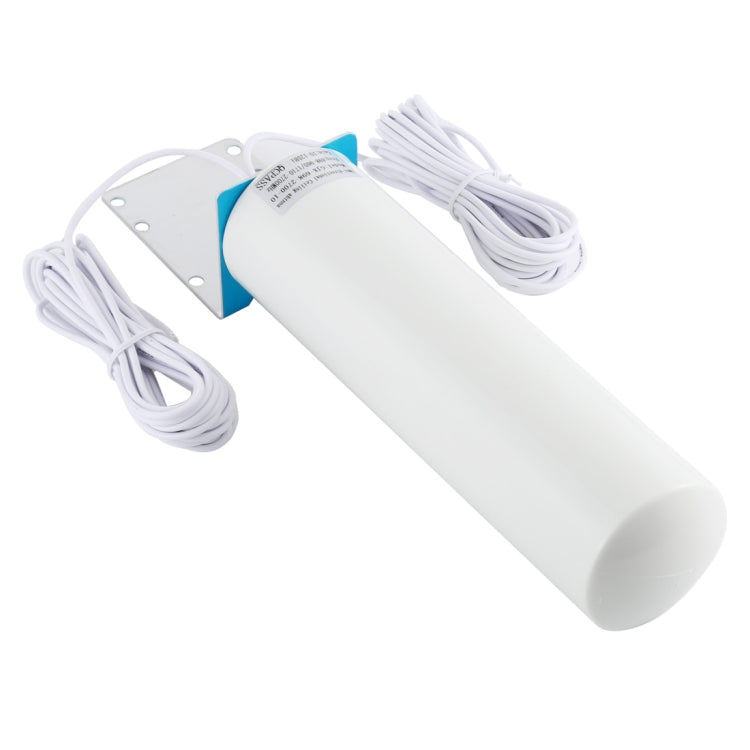 Norvo | 4G LTE WiFi 12DBi Omni Utendørs Antenne med CRC9 hann (Hvit)