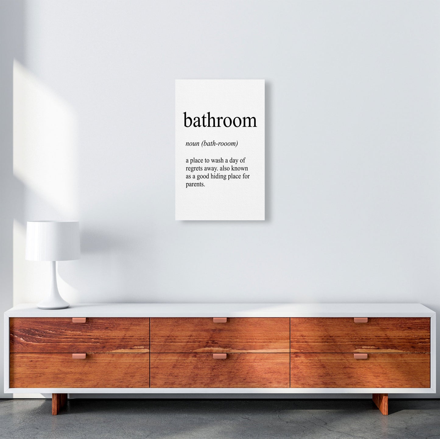 Norvo | Badrom Definisjon Kunsttrykk av Pixy Paper