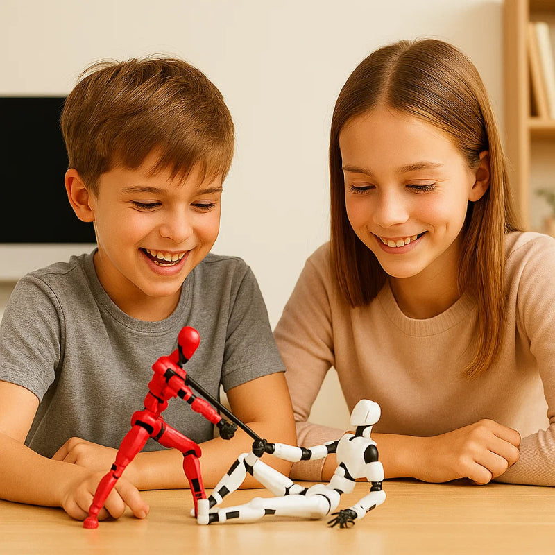 Norvo | 3D-printet mech actionfigur med flere leddbevegelser