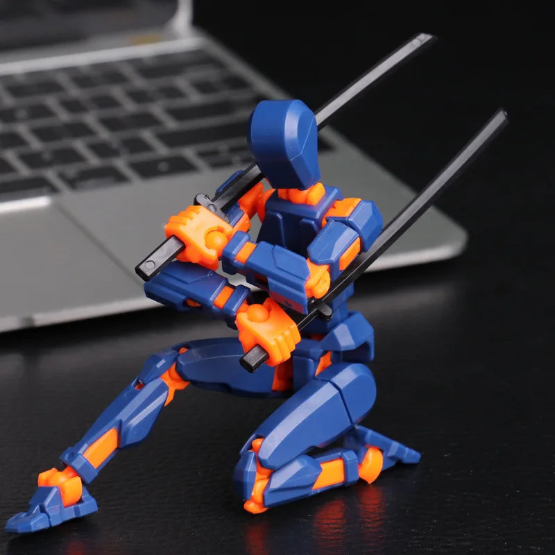 Norvo | 3D-printet mech actionfigur med flere leddbevegelser