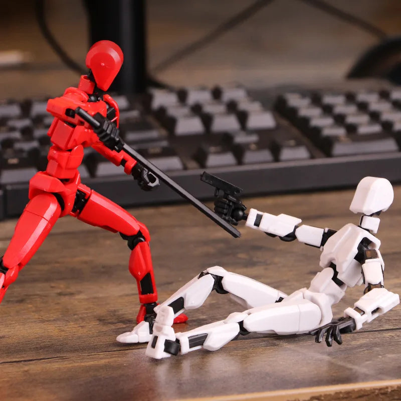 Norvo | 3D-printet mech actionfigur med flere leddbevegelser