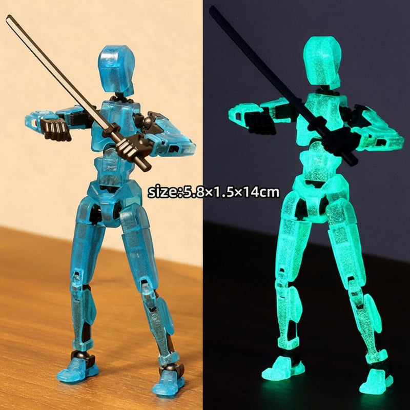 Norvo | 3D-printet mech actionfigur med flere leddbevegelser