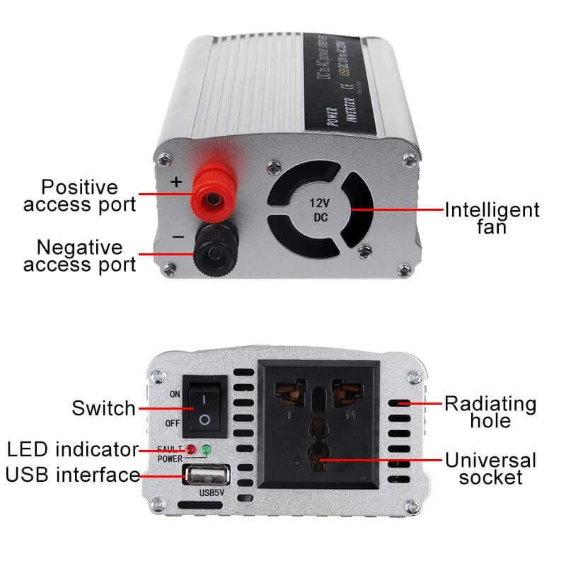 Norvo | inverter 12V til 220V 500W
